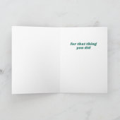 Pastel Shapes bedankt voor dat ding dat je hebt ge Kaart (Binnen)