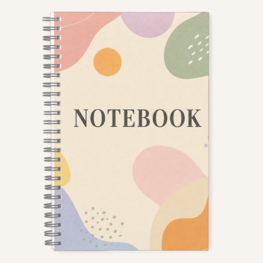 Pastel Shapes Notebook – Dotted Journal (Recto)