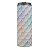 Pastel Shimmer Zeemeermin Schalen Thermosbeker (Achterkant)