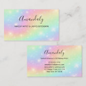 Pastel Sky avec Carte de visite arc-en-ciel (Devant / Derrière)