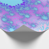 Pastel Sky Sunburst Cadeaupapier (Hoek)