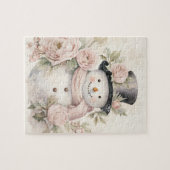 Pastel Sneeuwman_04 puzzel (Horizontaal)