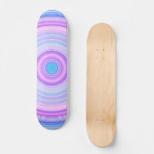 Pastel Snoep gekleurd Skateboard (Voorkant)