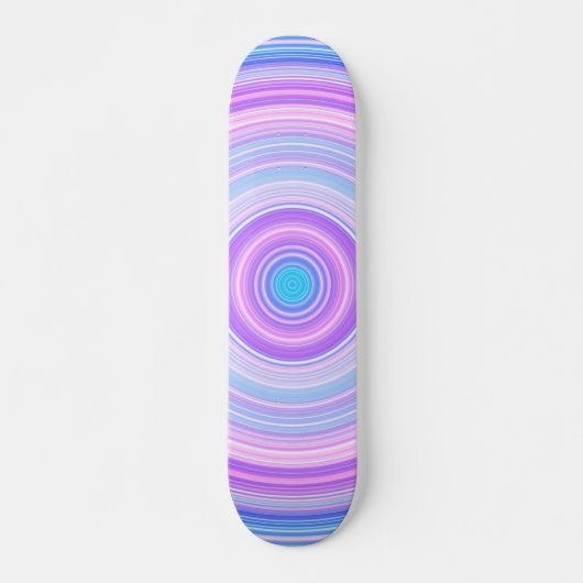 Pastel Snoep gekleurd Skateboard (Voorkant)