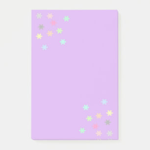 Pastel Snowflakes Post-it® Notes