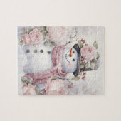 Pastel Snowman_05 Puzzle (Horizontal)