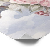 Pastel Snowman-Poster Poster (Hoek)