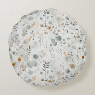 Pastel Soft Sanctuaire Coussin rond