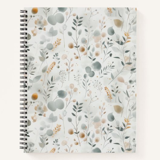 Pastel Soft Sanctuary Spiral Journal (Devant)