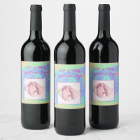 Pastel Spiral Welkom Baby Girl "Sip & See" Partij