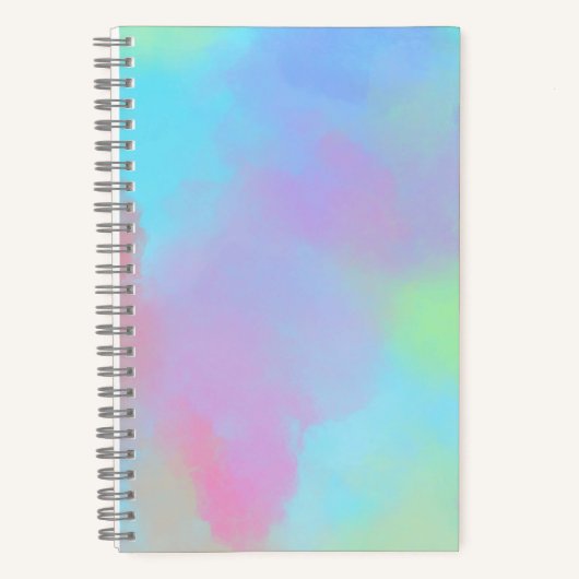Pastel Splatter Pattern Notebook Notitieboek (Voorkant)
