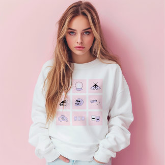 Pastel Spoky Cute Goth Esthetiek Sweatshirt