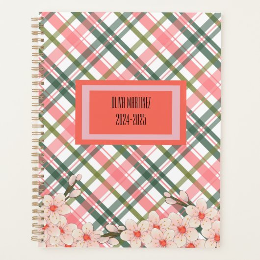 Pastel Spring Bloemen Dagelijkse Planner (Voorkant)