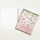 Pastel Spring Bloemen Gepersonaliseerde Planner (Display)