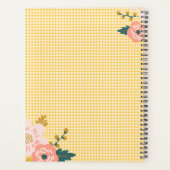 Pastel Spring Bloom-Plaid Weekly-Monthly Planner (Dos)