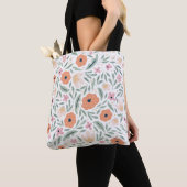Pastel Spring Floral Pattern Draagtas (Dichtbij)