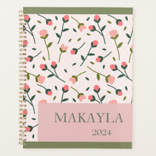 Pastel Spring Floral Planificateur personnalisé