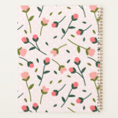Pastel Spring Floral Planificateur personnalisé (Dos)
