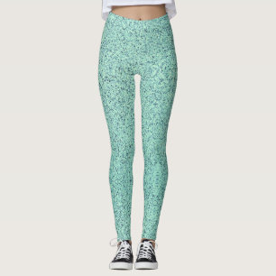 Pastel Spring Green Concrete Textuur Leggings
