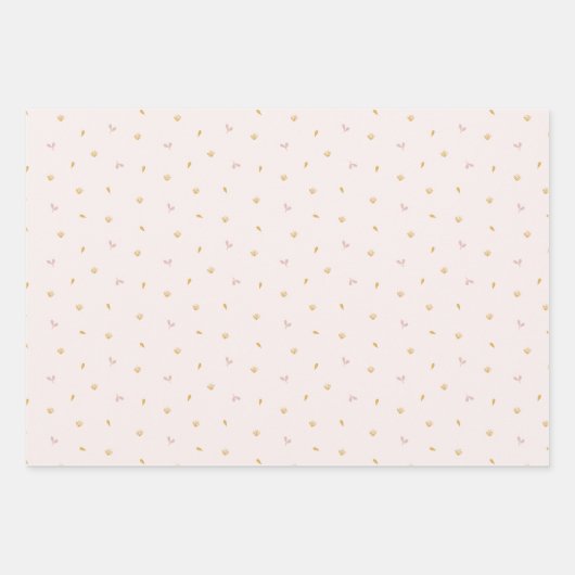 Pastel Spring Wildflower Inpakpapier Vel (Voorkant 2)