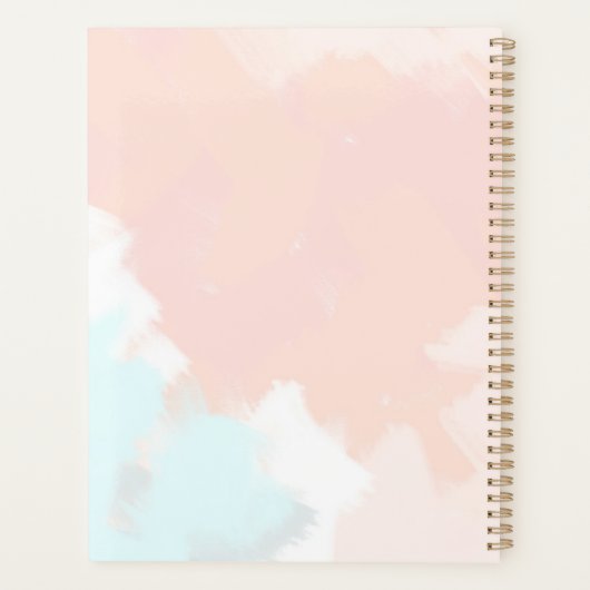 Pastel Springtime avec nom et année Détails (Dos)