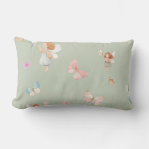 Pastel Sprookjesachtig Motief Cute Vlinder Babykam Kussen