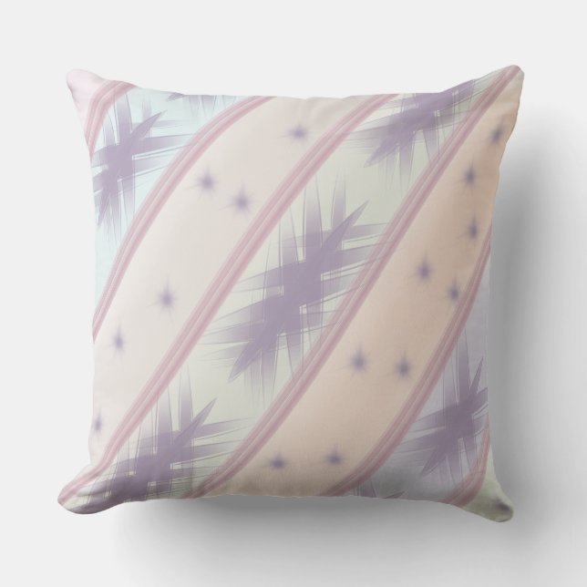 Pastel Star Abstract Throw Pillow Kussen (Voorkant)