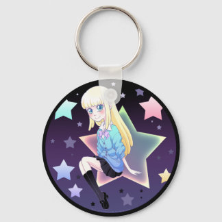 Pastel Star-Gal Sleutelhanger