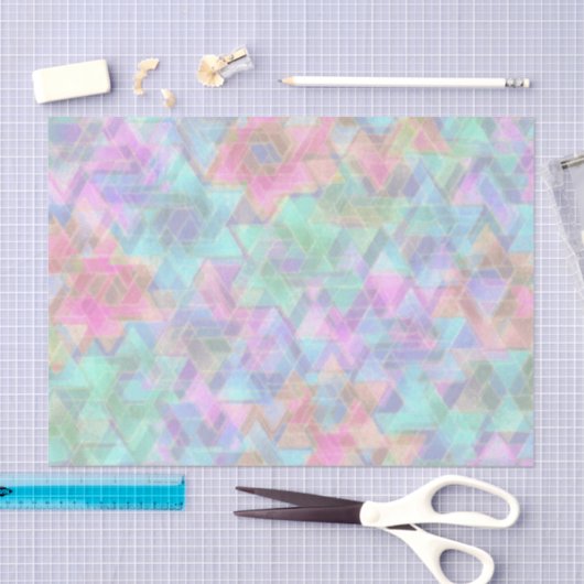 Pastel Star of David Pattern Tissuepapier (Craft)