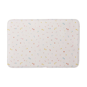 Pastel Star-patroon Badmat