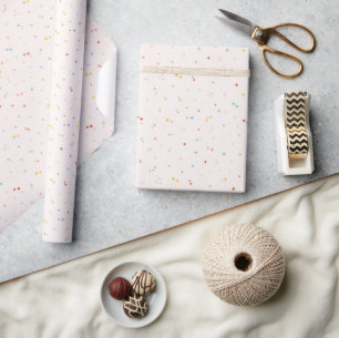 Pastel Star-patroon Cadeaupapier