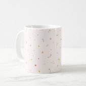 Pastel Star-patroon Koffiemok (Voorkant links)
