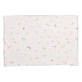 Pastel Star-patroon Kussensloop (Voorkant-Rechts)