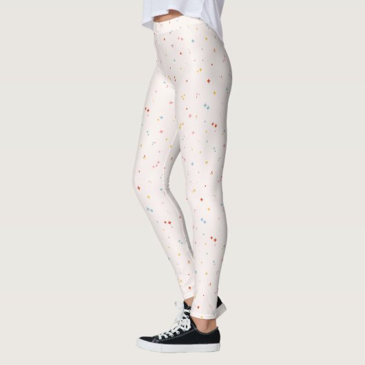 Pastel Star-patroon Leggings (Links)