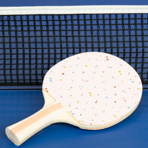 Pastel Star-patroon Tafeltennisbatje