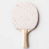 Pastel Star-patroon Tafeltennisbatje (Voorkant)