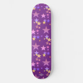 Pastel Stars Amethyst Purple Skateboard HAMbWG (Recto)