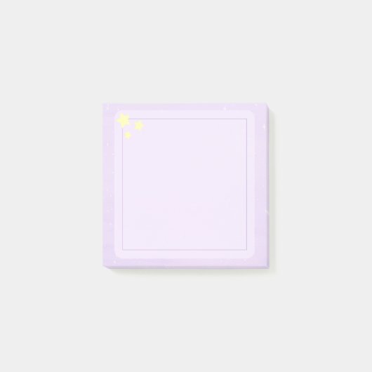Pastel Stars Post-It Notities Post-it® Notes (Voorkant)