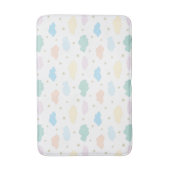 Pastel Sterren & Wolken Badmat (Voorkant Verticaal)