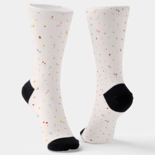 Pastel Sterrenpatroon Sokken