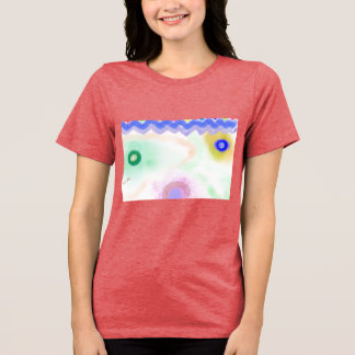 Pastel sterrenstelsels Impressionistische kunst Da Tri-Blend Shirt
