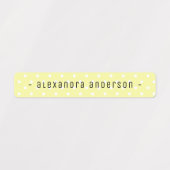 Pastel Stip Kids Naamlabel Labels (Design 1)