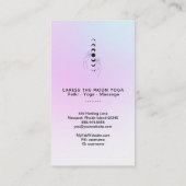 ~* Pastel streelt de maanfasen hemelse handen Visitekaartje (Achterkant)