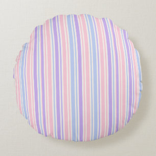 Pastel Streeppatroon Dekbedhoes & Kussenhoezen  Rond Kussen