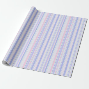 Pastel Strepen Cadeaupapier