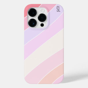 Pastel Strepen Persoonlijk Case-Mate iPhone 14 Pro Hoesje