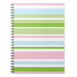 Pastel Stripe Notitieboek