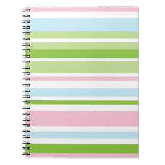 Pastel Stripe Notitieboek