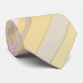 Pastel Striped Design Stropdas (Opgerold)