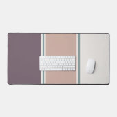 Pastel Stripes-2 – Clean Neutral Desk Layout (Clavier et souris)